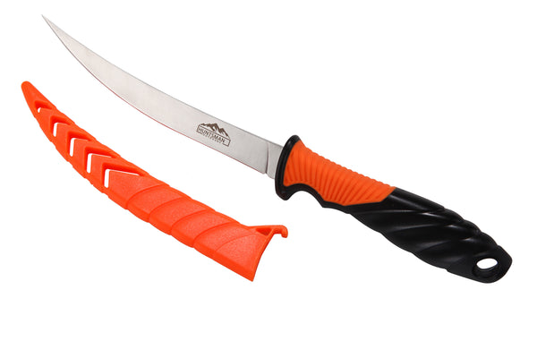 Huntsman Outdoors Fillet Knife - Sharp 6 inch Stainless Steel Blade for Filleting Fish, Boning Meat, and Deer Skinning